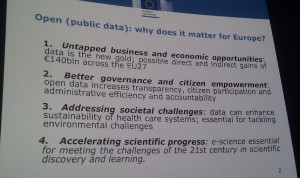 EU slide on case for open data