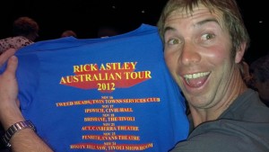 Touie and the tour tshirt